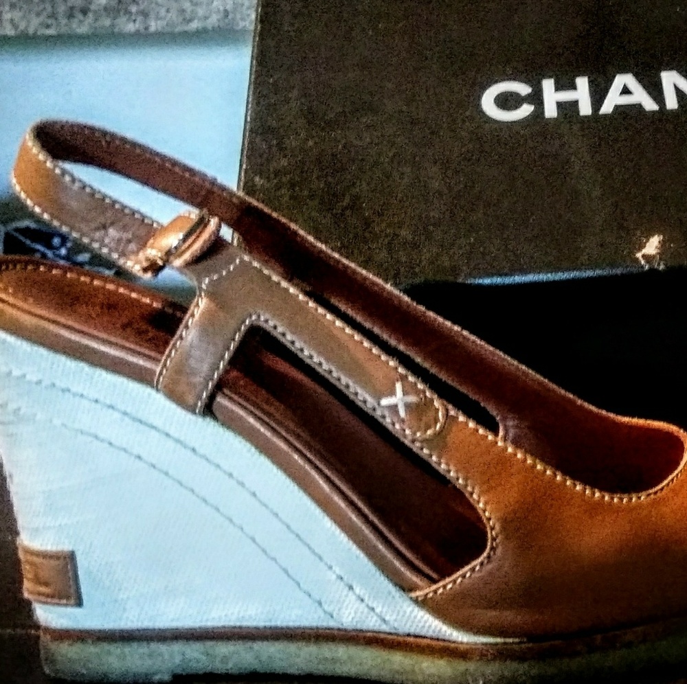 Chanel Wedges